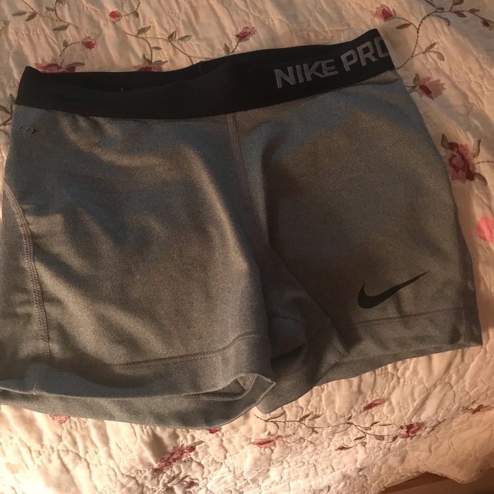 Nike athletic shorts.